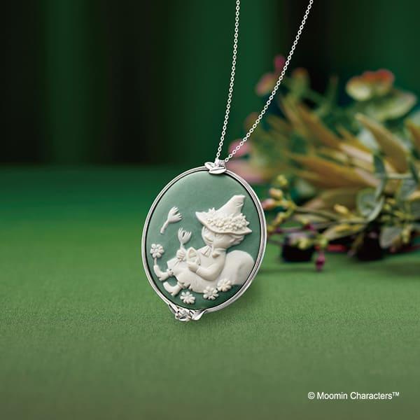 ムーミン　リトルミイ　スナフキン　磁器カメオペンダント しあわせのムーミン谷　MOOMIN プレゼント ギフト | MOOMIN | 02