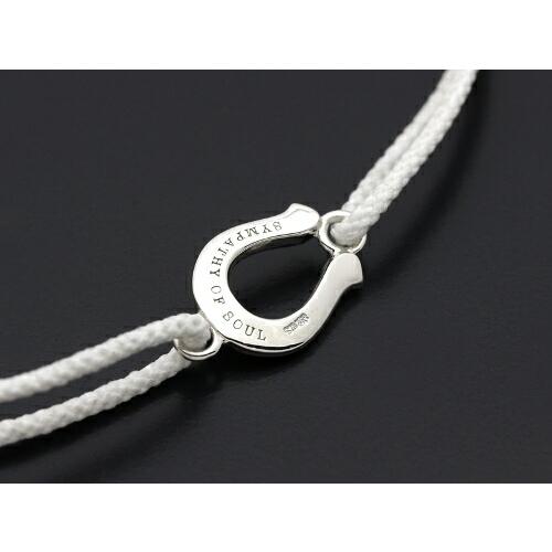 SYMPATHY OF SOUL Medium Horseshoe Cord Bracelet - Silver｜cg-store｜03