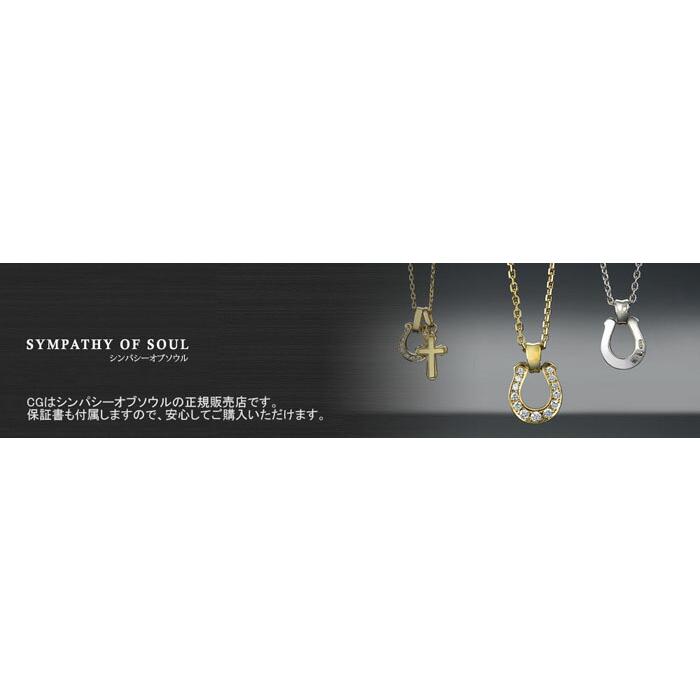 Sympathy of Soul シルバー925 オニキス スクエア ペンダント SYMPATHY OF SOUL（シンパシーオブソウル） Small Horseshoe