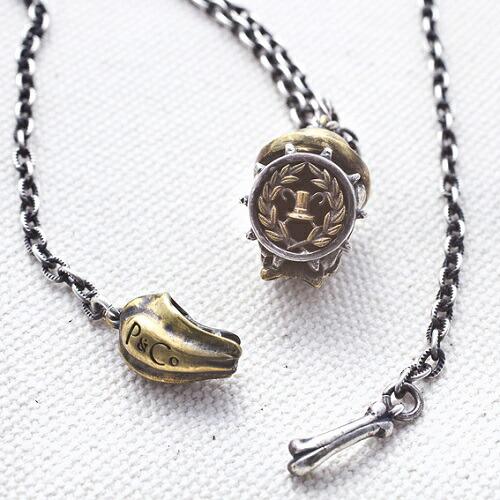 服/ファッション Peanuts&Co.Bull Captain Pendant ピーナッツカンパニー (Peanuts&Co.) Bull Necklace CAPTAIN