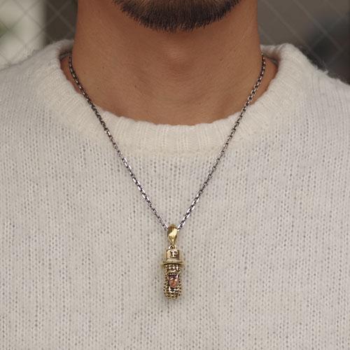 Peanuts&Co.　XLARGE BERO PEANUTS/Brass×Copper＋PEANUTS CHAIN/Brass｜cg-store｜05