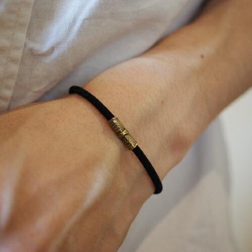 アティース（Atease） Atease HAIR GOM BRASS BRACELET / BK : CG