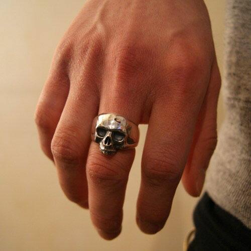 d*2様 mollive HeavyOZ jesus skull ring モリーヴ mollive Heavy OZ HEAVY SKULL RING STAY GOLD : CG-STORE