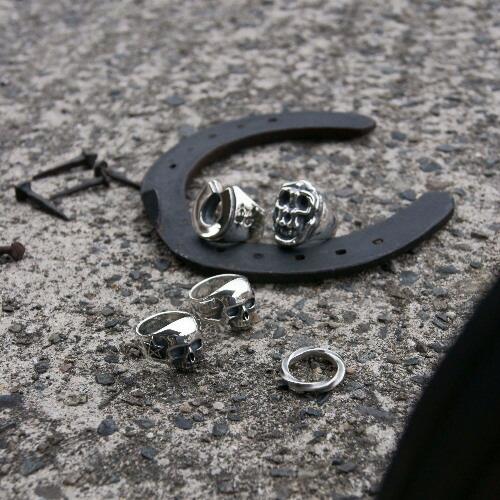 モリーヴ mollive Heavy OZ HEAVY SKULL RING STAY GOLD : CG-STORE