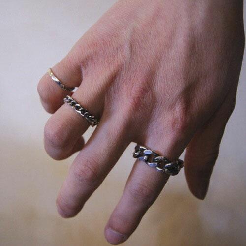 アティース（Atease） Atease CHAIN RING L : CG-STORE - 通販 - Yahoo 