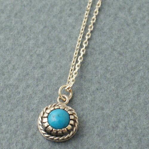 Atease（アティース）SMALL STONE NAVAJO NECKLACE アティース（Atease） Atease K10 SMALL STONE NAVAJO NECKLACE : CG