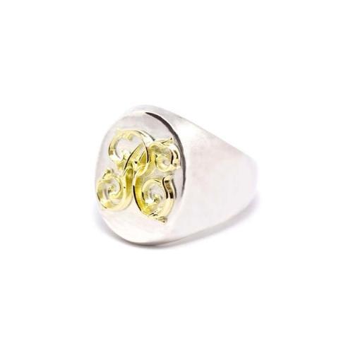 PEANUTS＆CO Peanuts＆Co. SIGNET RING S/K18×Silver : CG-STORE