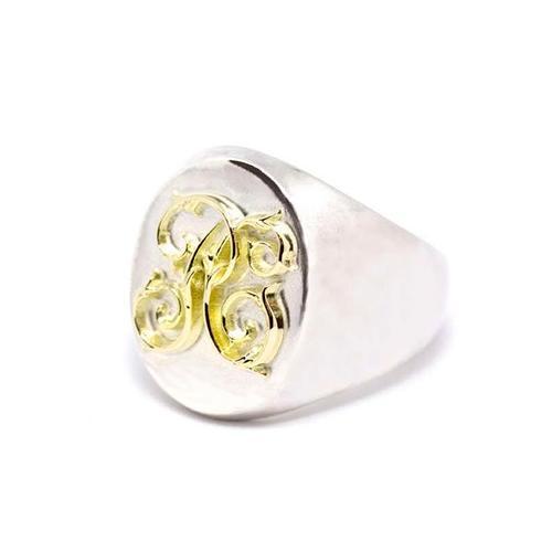 PEANUTS＆CO Peanuts＆Co. SIGNET RING L/K18×Silver : CG-STORE