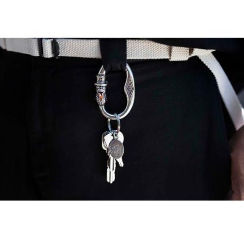 PEANUTS＆CO Peanuts&Co. BERO PEANUTS CARABINER SILVER : CG-STORE