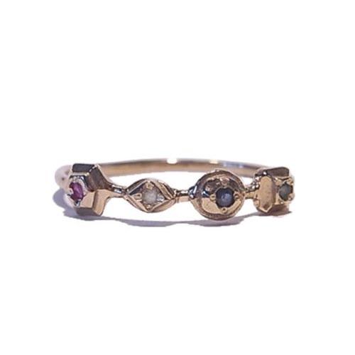 Rusty Thought（ラスティーソート） Rusty Thought Multi Chaton Ring