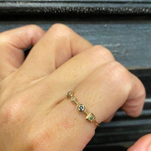 Rusty Thought（ラスティーソート） Rusty Thought Multi Chaton Ring