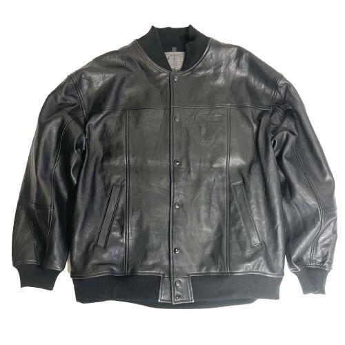 yoused All leather stadium jumper jacket. : CG-STORE - 通販