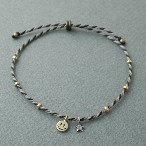 Atease WAXCODE SMILE & STAR MISANGA ANKLET | アティース | 01