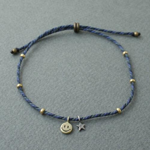 Atease WAXCODE SMILE & STAR MISANGA ANKLET | アティース | 02