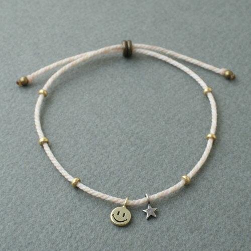 Atease WAXCODE SMILE & STAR MISANGA ANKLET | アティース | 03