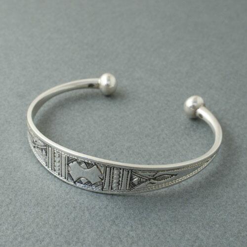 TUAREG SILVER JEWELRY TAPER BRACELET |  | 01