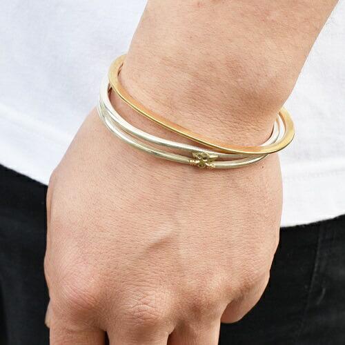 BURN OUT CROSSED ARROWS LAYERED BANGLE｜cg-store｜04