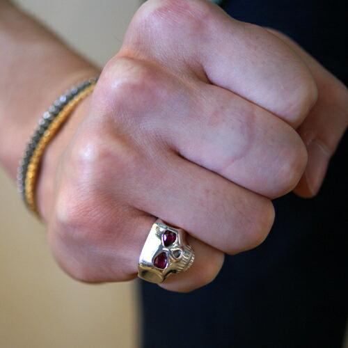 Flash Point JIM SKULL RING-SE-RUBY | FLASH POINT | 02