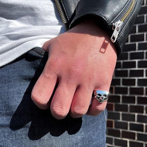 FLASH POINT Flash Point JIM SKULL RING-Solid Type : CG-STORE FLASH POINT Flash Point JIM SKULL RING-Solid Type : CG-STORE