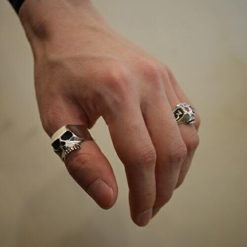 FLASH POINT（フラッシュポイント） Flash Point FLAT SKULL RING : CG