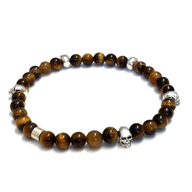 Flash Point 6MM SKULL BEAD BRACELETの画像