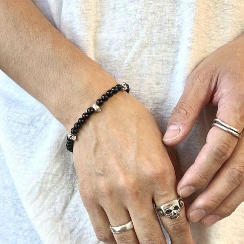 Flash Point 6MM SKULL BEAD BRACELETの画像