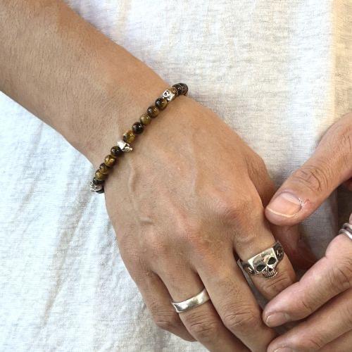 Flash Point 6MM SKULL BEAD BRACELETの画像