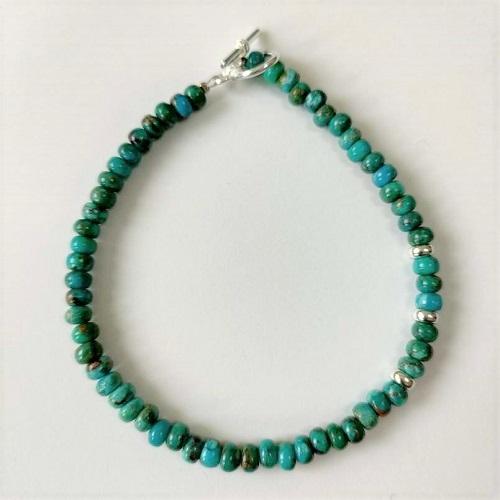 スノーマン向井康二さん着用モデル MINI TURQUOISE BEADS BRACELET2の画像