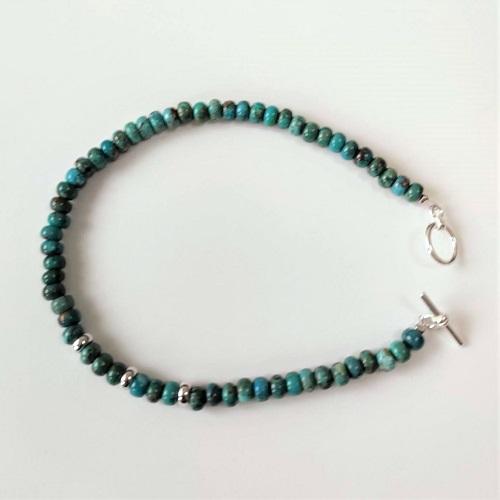 スノーマン向井康二さん着用モデル MINI TURQUOISE BEADS BRACELET2の画像