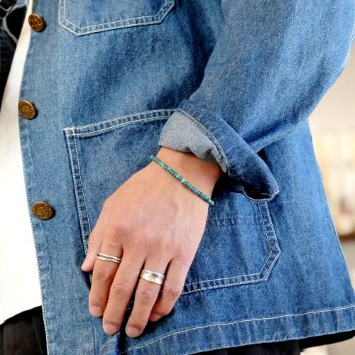 スノーマン向井康二さん着用モデル MINI TURQUOISE BEADS BRACELET2の画像