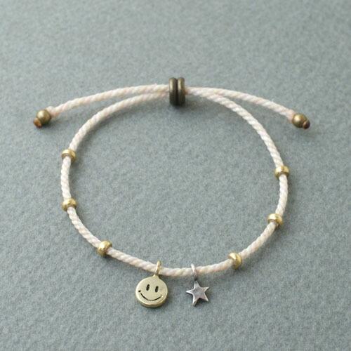 Atease WAXCODE SMILE & STAR MISANGA BRACELET | アティース | 03