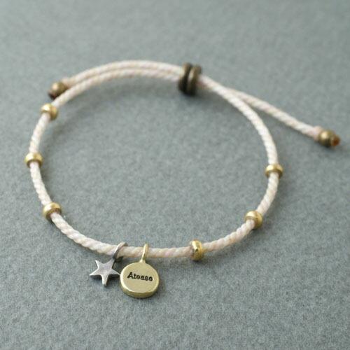 Atease WAXCODE SMILE & STAR MISANGA BRACELET | アティース | 04