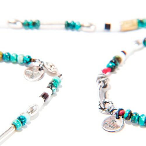 アティース（Atease） Atease SILVER & TURQUOISE BZ BRACELET・Hey