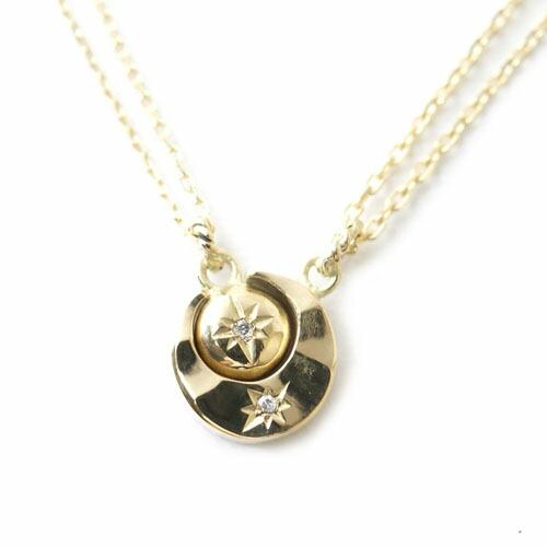 アティース（Atease） Atease LIMITED MOON NECKLACE / K18 : CG-STORE