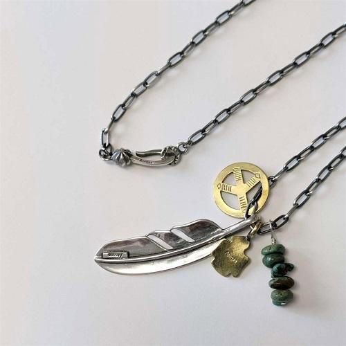 アティース（Atease） Atease MID FEATHER SET NECKLACE : CG-STORE