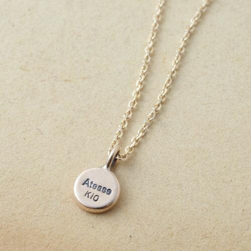 アティース Atease 10K SMILE NECKLACE SMALL : CG-STORE - 通販 
