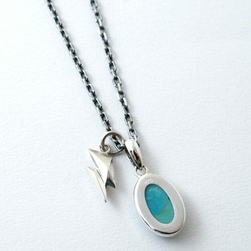 アティース（Atease） Atease TURQUOISE THUNDER NECKLACE SV : CG