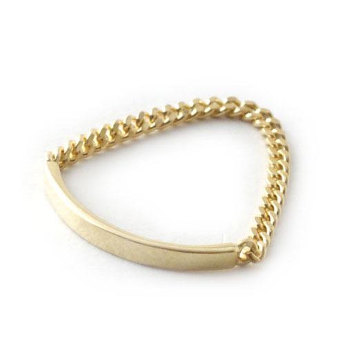 アティース Atease CHAIN ID RING （K14GP仕上げ） : CG-STORE - 通販 