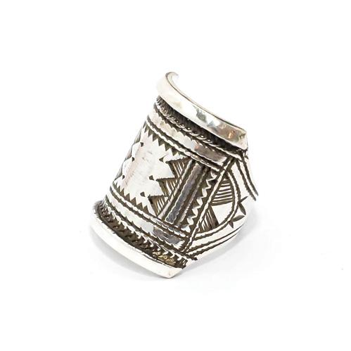 TUAREG SILVER JEWELRY CIGAR BAND RING : CG-STORE - 通販 - Yahoo