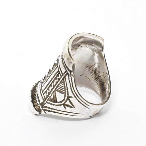 TUAREG SILVER JEWELRY CIGAR BAND RING : CG-STORE - 通販 - Yahoo
