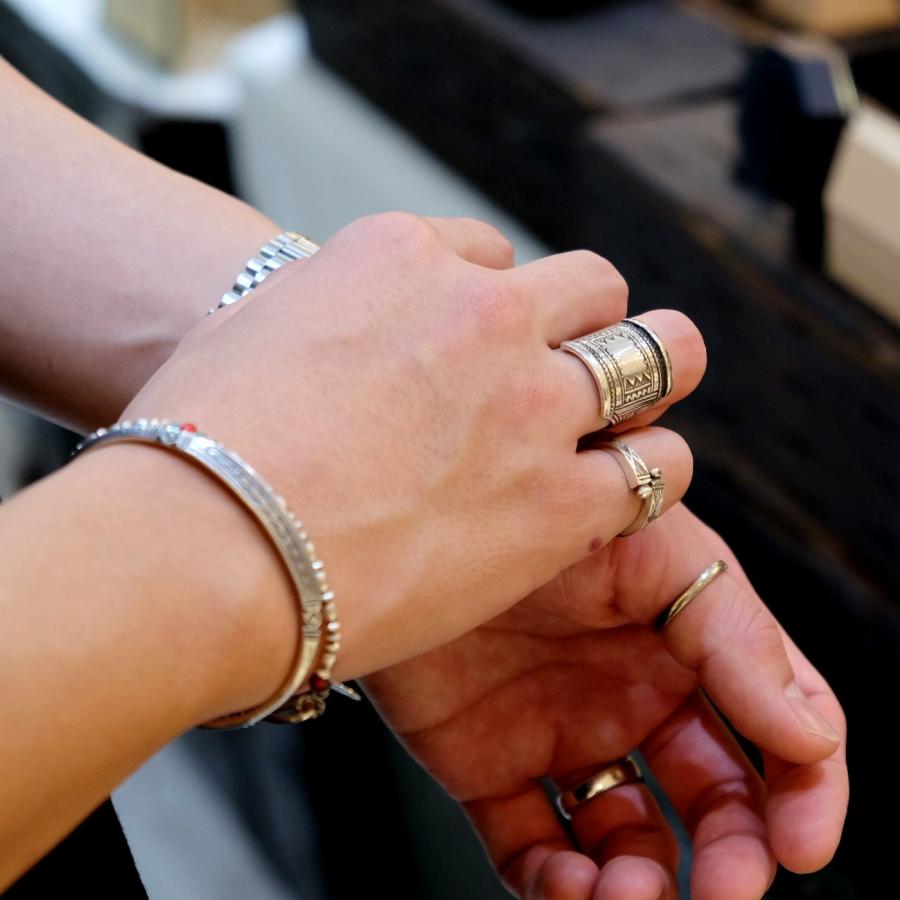 TUAREG SILVER JEWELRY CIGAR BAND RING : CG-STORE - 通販 - Yahoo