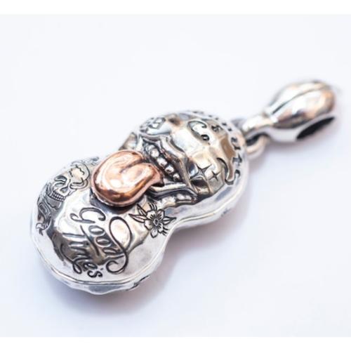 PEANUTS＆CO Peanuts＆Co. BERO TATOO PEANUTS silver ×K10PGold Msize