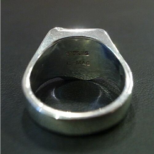 Flash Point JIM SKULL RING SV EYEPATCH SAPPHIRE_3