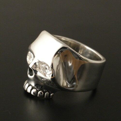 Flash Point FLAT SKULL RING ZIRCONIAの画像
