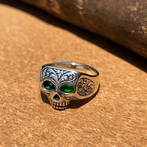 Flash Point JIM SKULL ENGRAVED-SE-EMERALDの画像