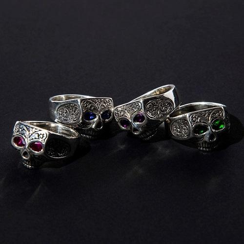 Flash Point JIM SKULL ENGRAVED-SE-EMERALDの画像