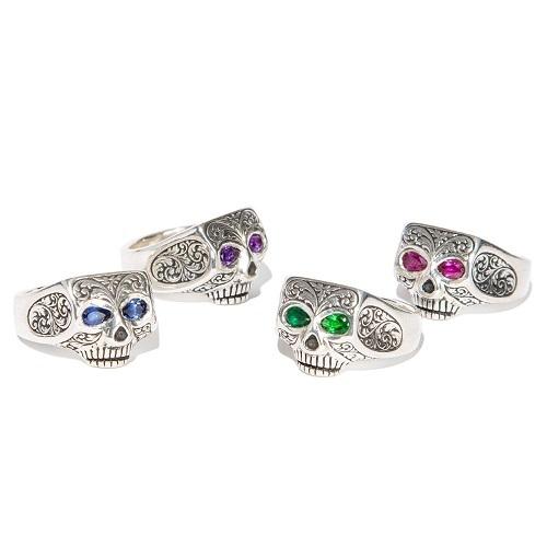 ジムスカル　サファイア　フラッシュポイント　17号 FLASH POINT Flash Point JIM SKULL ENGRAVED-SE-SAPPHIRE : CG