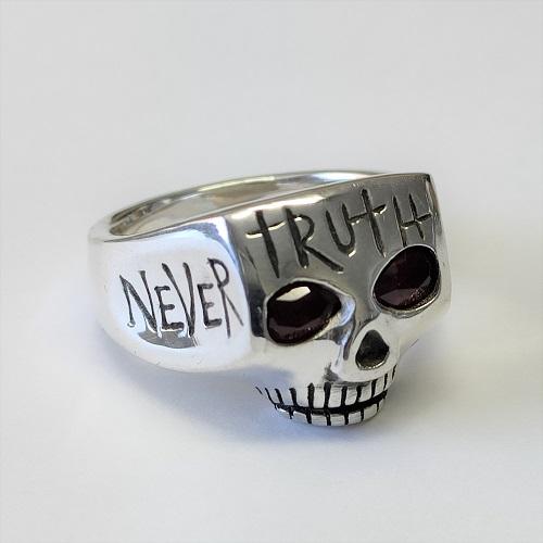 Flash Point JIMSKULL RING JOHNNY DEPP NEVER FEAR TRUTH 合成ルビーの画像