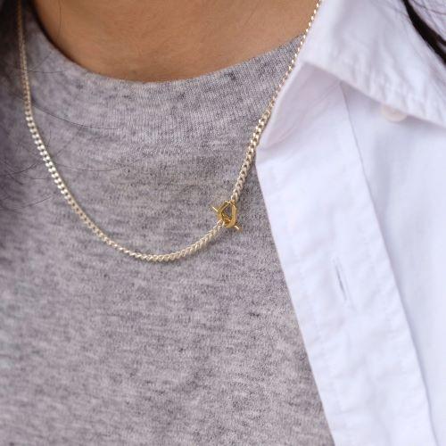 SYMPATHY OF SOUL C*G別注 Horseshoe Chain NECKLACE 50cmの画像