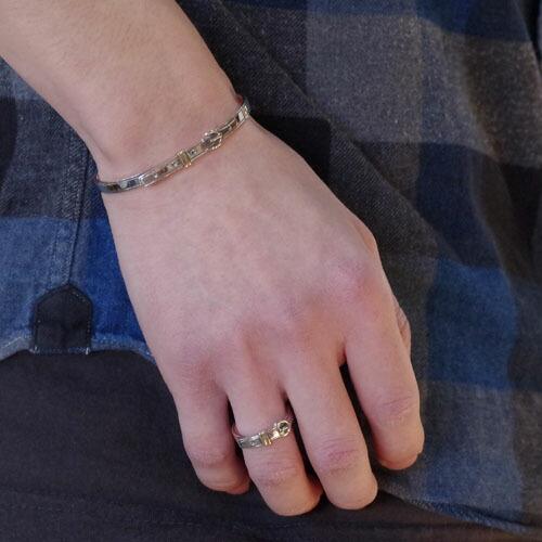 ガ*ガ様 garden of eden k10 sv925コンビリング Garden of Eden K10 COMBI BACKLE RING : CG-STORE - 通販